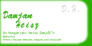 damjan heisz business card